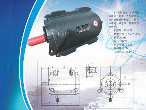 YT 系列轴流式通风机用三相异步电动机